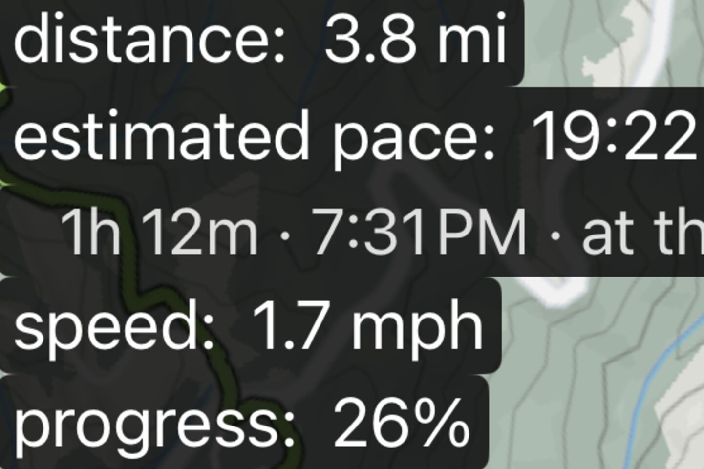 Hekki Maps hiking progress
